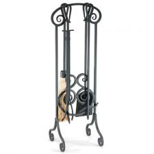 Pilgrim 19001 - Black Fireplace Tool Set