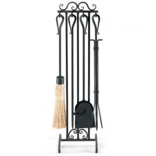 Pilgrim 19014 - Black Fireplace Tool Set