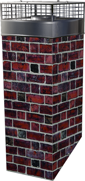 4 Foot High X 18" X 18" Square Chimney Surround