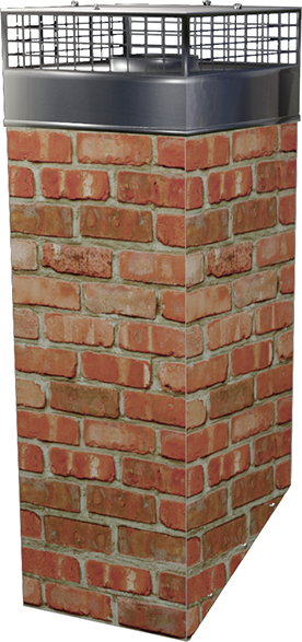 4 Foot High X 18" X 18" Square Chimney Surround