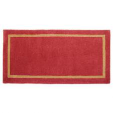 44" Wide Sangria Rectangle Wool Hearth Rug  H-3