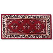56" Wide Burgandy Rectangle Wool Hearth Rug H-32