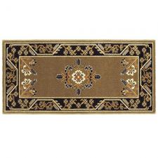 44" Wide Cocoa Rectangle Wool Hearth Rug H-601