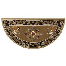 44" Wide Cocoa Half Round Wool Hearth Rug H-604
