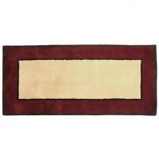 56" Wide Modern Rectangle Wool Hearth Rug