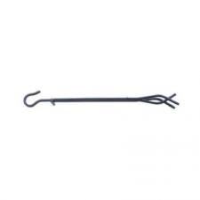 30" Black Fireplace Tongs
