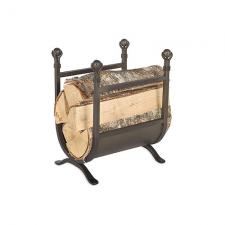 Burnished Black Ball and Claw Log Holder Pilgrim 18533
