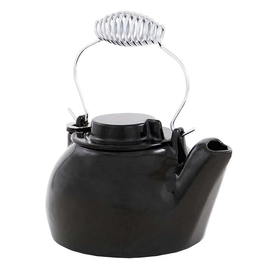 MINUTEMAN Black Kettle / Chrome Handle 2.5 Quart T-16-BK
