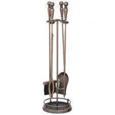 Venetian Bronze Fireplace Tools Uniflame f-1629
