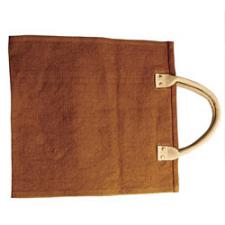 Brown Canvas Open End Log Carrier - LCR-24