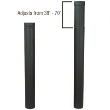 8 Inch Dia. - 38 -70" Adjustable Length Pipe
