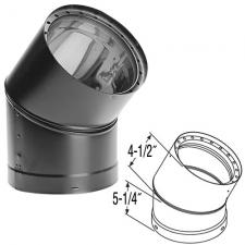 DVL Non-Adjustable Elbow - 45