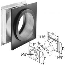 8" Diameter Duratech - Wall Thimble and Finishing Collar