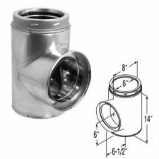 8" Diameter Duratech - Tee with Cover