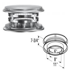 8" Diameter Duratech - Chimney Cap