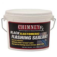 ChimneyRX Elastomeric Black Flashing Sealant - 1/2 Gallon