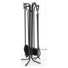 Black Fireplace Tool Set