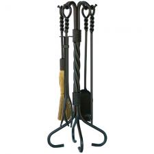 Olde World Iron Fireplace Tool Set Uniflame f-1179