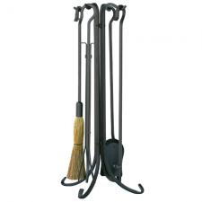 Olde World Iron Fireplace Tool Set Uniflame f-1181