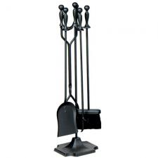 Black Fireplace Tool Set Uniflame T51030BK