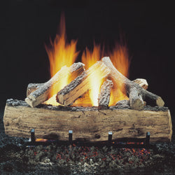 Seasoned Split Oak Vented Gas Logs