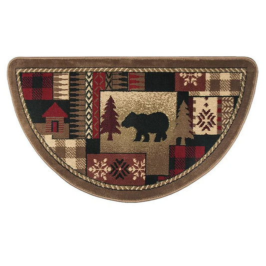 42" x 25" Wide Bear Hearth Rug  10490