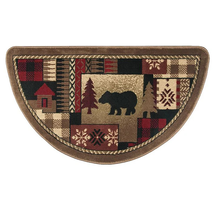 42" x 25" Wide Bear Hearth Rug  10490