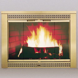 Thermo-Rite Regal Clearview Brass-Plated Glass Doors