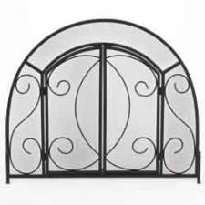 Wrought Iron With Doors 39" Wide x 32" High Uniflame s-1096