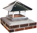 13 x 13" Stainless Steel Designer Lid Cap - sssbd13x13