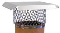 23" Round Stainless Steel Chimney Cap - SSRCC23