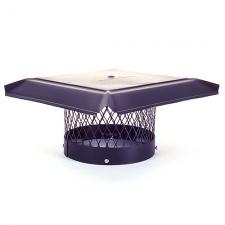 18" Round HY-C Black Galvanized Chimney Cap - CBO18