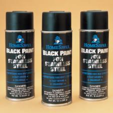 Black Paint For Stainless Steel Caps