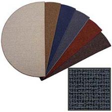 4' Wide Charcoal Blue Olefin Hearth Rug  10760