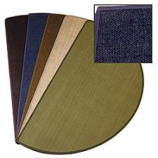 5' Wide Fiberglass Blue Hearth Rug 10976