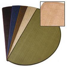 5' Wide Fiberglass Tan Hearth Rug  10978