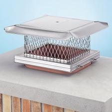8 x 8" HomeSaver Pro Stainless Steel Chimney Cap - 14601
