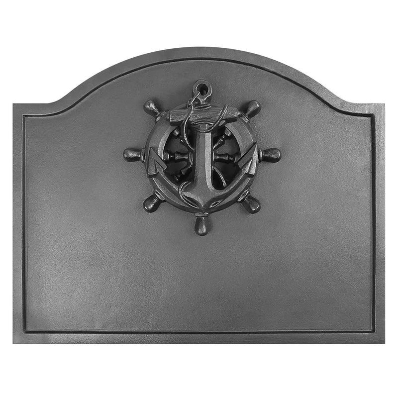 NAUTICAL Cast Iron Fireback  - 18" H x 23" W CFB-19
