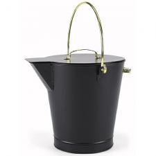 Black Ash Holder with Brass Handle Minuteman ash-02