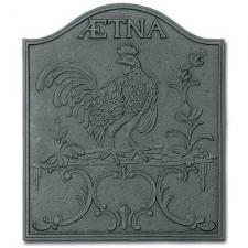 Aetna Cast Iron Fireback - 22" W x 26" H