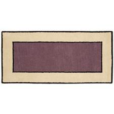 56" Wide Modern Rectangle Wool Hearth Rug