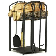 Mission II Wood Holder with Fireplace Tools Minuteman LCR08