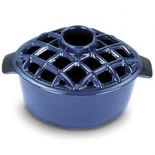 Woodstove Steamer - 2.2 Quart Blue Enamel