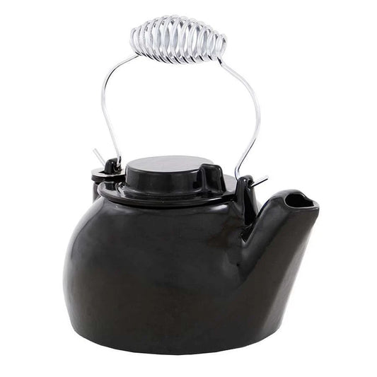 MINUTEMAN Black Kettle / Chrome Handle  2.5 Quart T-16-BK