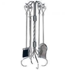 Pewter Fireplace Tools Uniflame f-1619