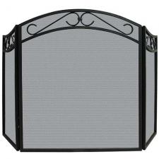 Black Fireplace Screen