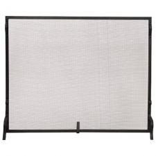 Black Fireplace Screen 44" Wide x 33" High Uniflame s-1025