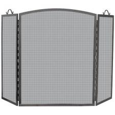 Olde World Iron Fireplace Screen  - 56" Wide x 36" High