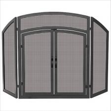 Black Screen With Doors 52" Wide x 32" High Uniflame s-1178