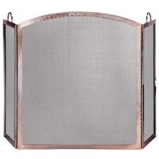 Antique Copper Fireplace Screen - 54" Wide x 32" High